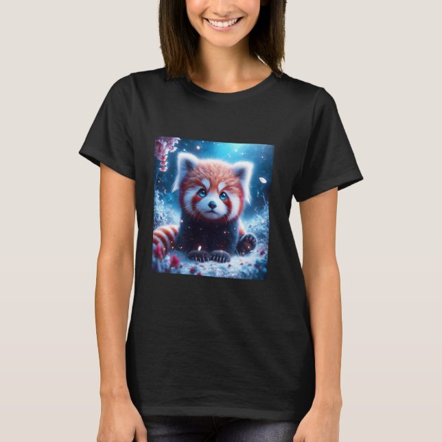 Camiseta Fantasy Cute Sakura Panda Red (Frente)