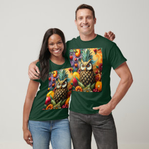 Camiseta Fantasy Cute Serene Pineapple Owl