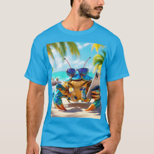 Camiseta Fantasy Cute Shell Crab Beach
