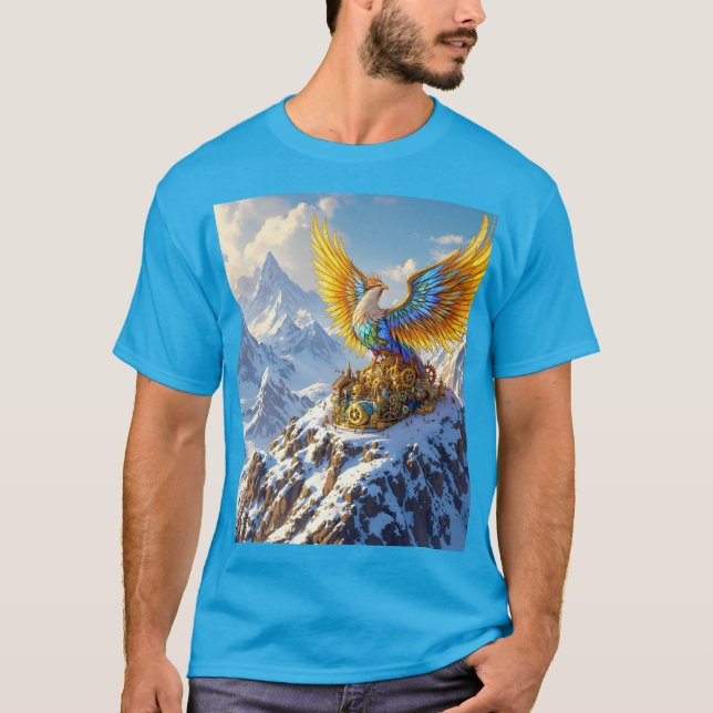 Camiseta Fantasy Cute Steampunk Mounties Phoenix (Frente)