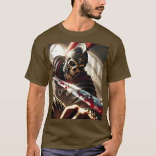 Camiseta Fantasy Cute Warrior Ancial Armor