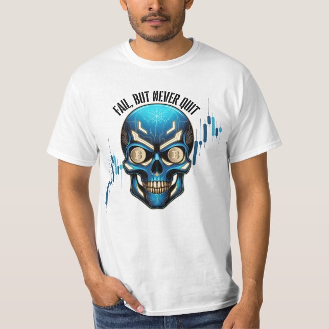 Camiseta Fantasy Design | Crypto Btc | Motivation | Blue (Frente)