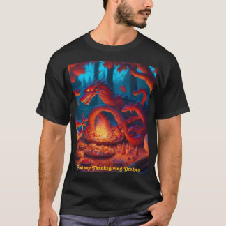 Camiseta Fantasy - Dragões de Ação de Graças