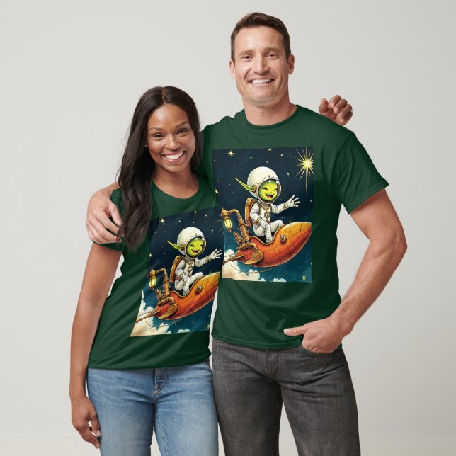Camiseta Fantasy - Envio de Alienígena (Unissex)