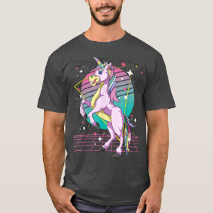 Camiseta Fantasy Fairy Tale Unicorn Lover Vaporwave Animal