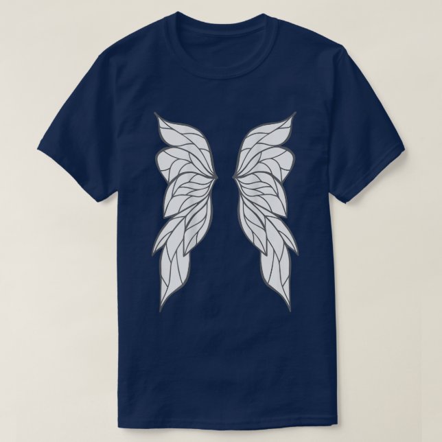 Camiseta Fantasy Fairy Wings in Back Costume se veste (Frente do Design)