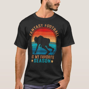 Camiseta Fantasy Football É Minha Época Favorita Lineman Fo