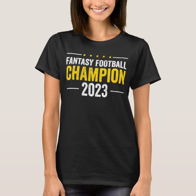 Camiseta Fantasy Futebol Champion 2023 Vencedor do Champ (Frente)