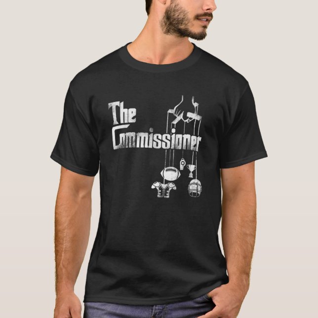 Camiseta Fantasy Futebol Comandante Homens Mulheres (Frente)