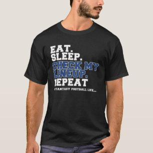 Camiseta Fantasy Futebol comeu sono Cheque meu retrato
