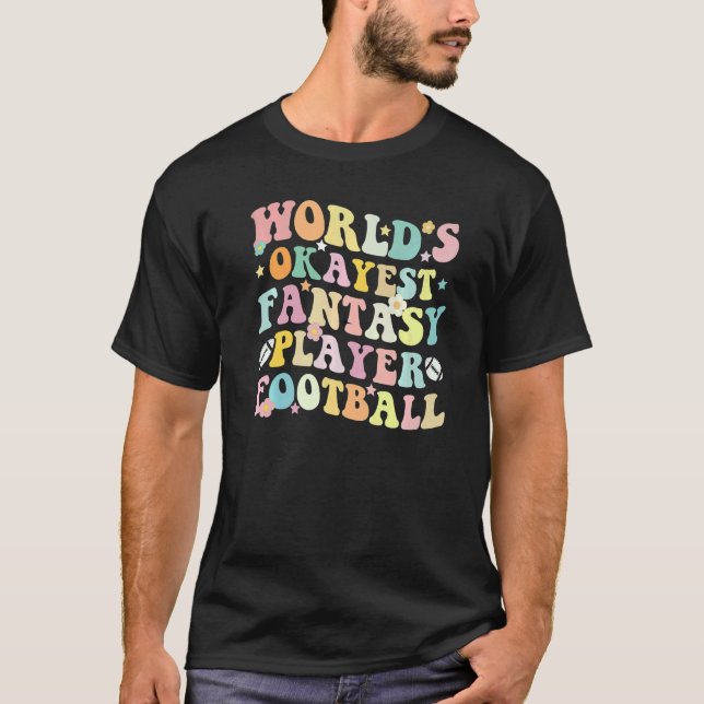 Camiseta Fantasy Futebol de Rugby, estação de futebol ameri (Frente)