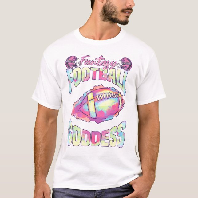 Camiseta Fantasy Futebol Deusa Cute Draft Party Spo (Frente)