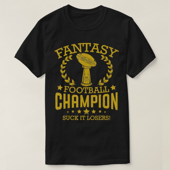 Camiseta Fantasy Futebol Funny Champ Champion Draft 2019 (Frente do Design)