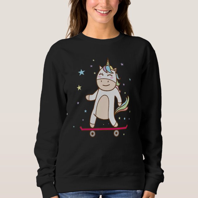 Camiseta Fantasy Horse Unicorn No skate (Frente)
