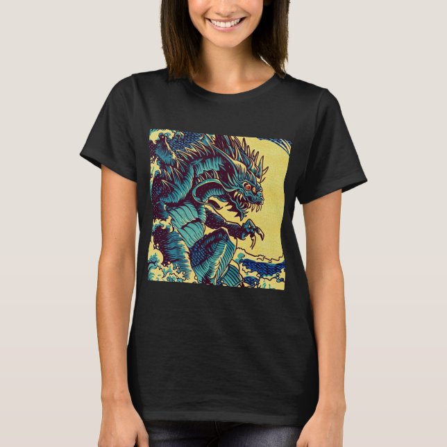 Camiseta Fantasy Kaiju Anime - Corte 1 (Frente)