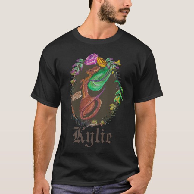 Camiseta Fantasy kale kangaroo - canguru bonito (Frente)