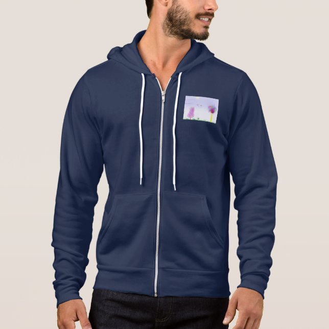Camiseta Fantasy Landscape Escape - Capuz com Zíper Masculi (Frente)