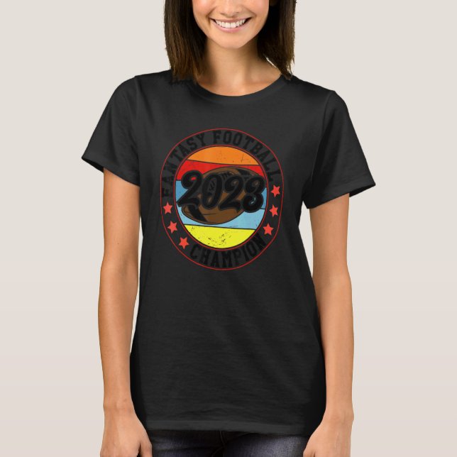 Camiseta Fantasy League Champ 2023 Futebol vencedor (Frente)