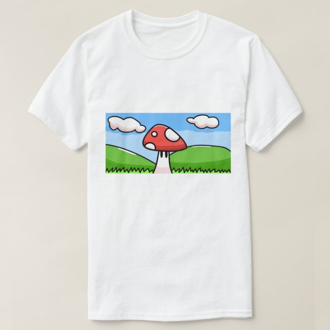 Camiseta Fantasy Mushroom Shirt (Frente do Design)