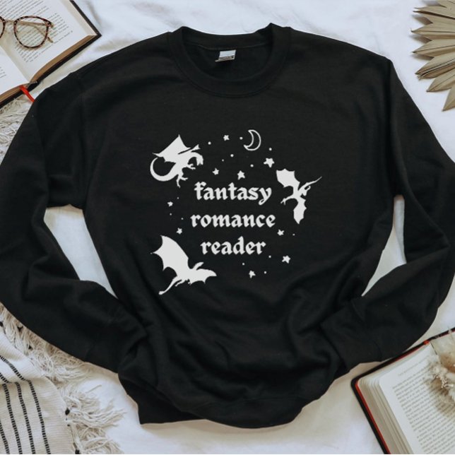 Camiseta Fantasy Romance e Dragões Livros Amantes (Criador carregado)