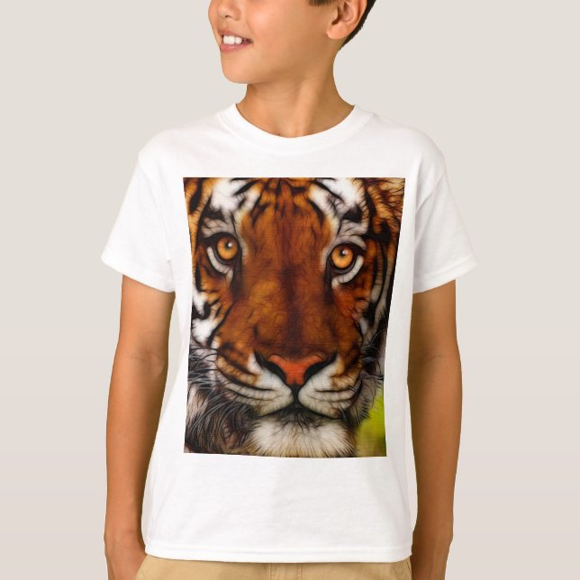 Camiseta Fantasy Tiger Big Cat Willife (Frente)