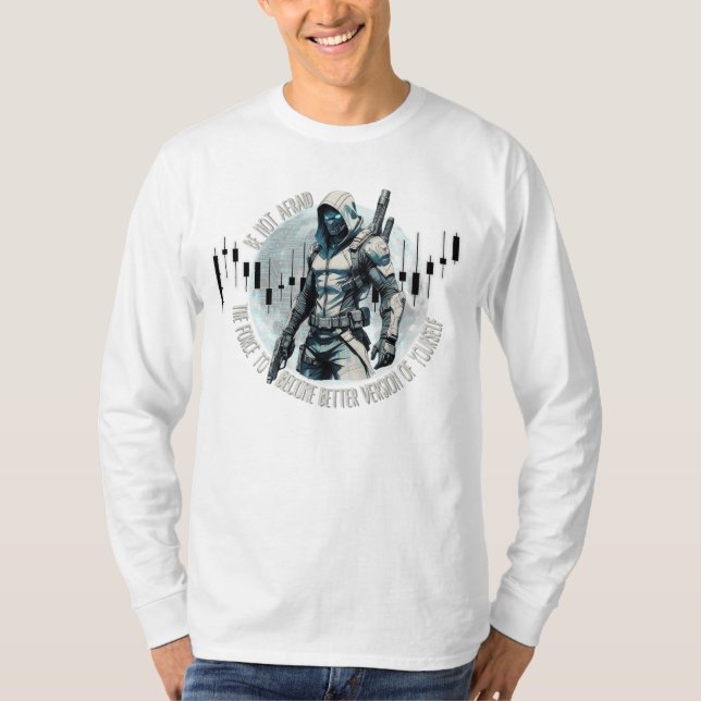Camiseta Fantasy trade design | Cyberpunk | Self growth (Frente)