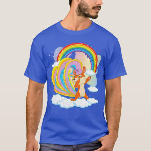 Camiseta Fantasy Unicorn Lover Rainbow Cute Forest S