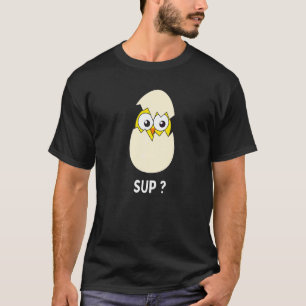 Camiseta Fantoches De Frango Fofo Para Crianças Frangos Cri