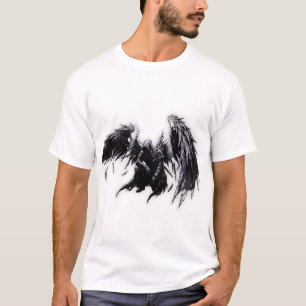 Camiseta Fantom Vazio Energia de Sombra Estética de Rua Esc