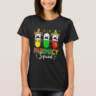 Camiseta Faracy Squad Cinco De Mayo Farmacêutico Mexi