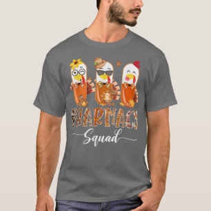 Camiseta Faracy Squad Cute Turkey Pula Obrigados Farmacêuti