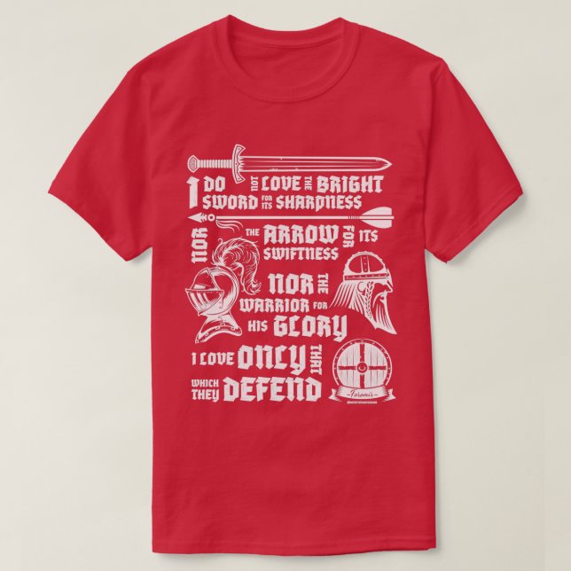 Camiseta Faramirx27s Juramento (Frente do Design)