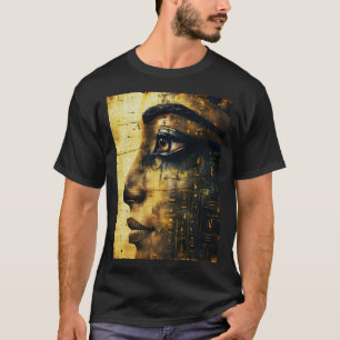 Camiseta Faraó Egípcio Dourado