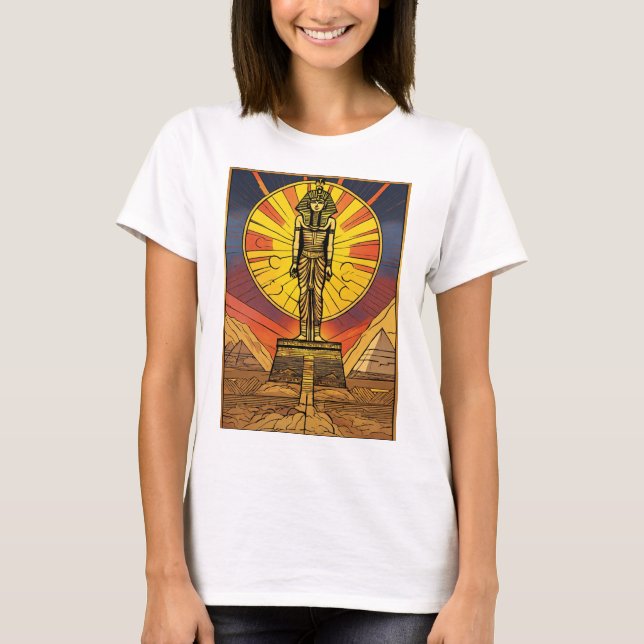 Camiseta Faraó Levantando o Sol (Frente)