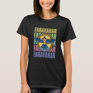 Camiseta Faravahar Zoroastranismo Zarathustra Símbolo filós