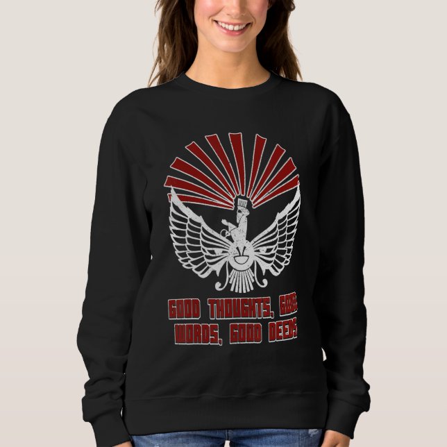 Camiseta Faravahar Zoroastrianism Zarathustra Symbol philos (Frente)