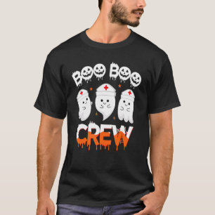 Camiseta Farda de Enfermeira Boo Boo Crew para Halloween Fa
