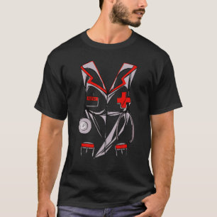 Camiseta Farda de Enfermeira Safada Festa de Halloween