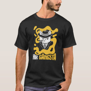 Camiseta Farda de Gângster de RH Recursos Humanos