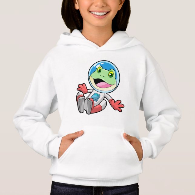 Camiseta Fardamento de Astronauta Sapo Espaço (Frente)