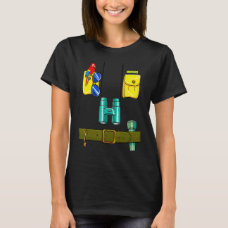 Camiseta Fardamento de tratador de zoológico Halloween DIY 