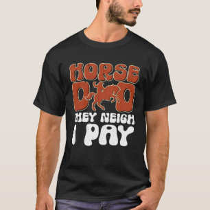 Camiseta Fardo de Cavalo Fantasia Cavalo Pai Equestre Vinta
