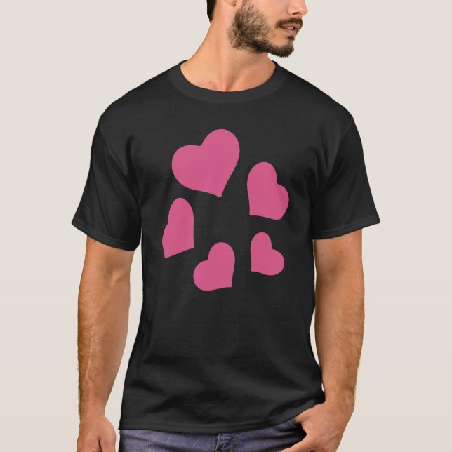 Camiseta Fardo de Corações Giratórios (Frente)