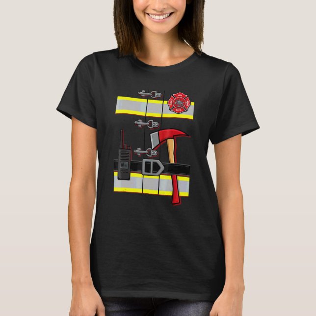 Camiseta Fardo de Festejo de Halloween Fazer Uniforme de Bo (Frente)