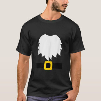 Camiseta Fardo de Gnome de Jardim Barbicha Branca e Cinto c