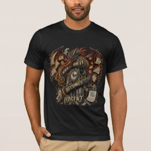 Camiseta Farei Quando se Tornar Urgente – Dragão Engraçado