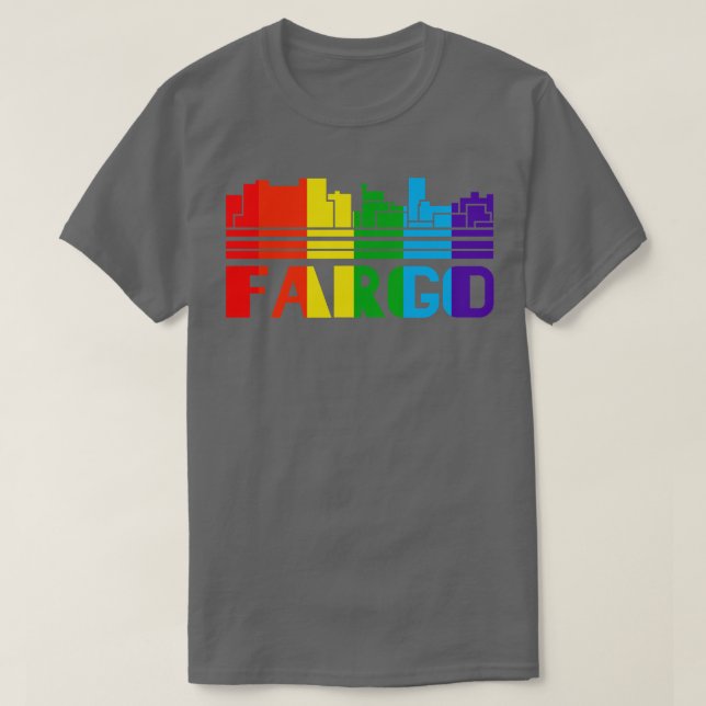 Camiseta Fargo Pride Fargo LGBT Gift LGBT Apoio Tee P (Frente do Design)