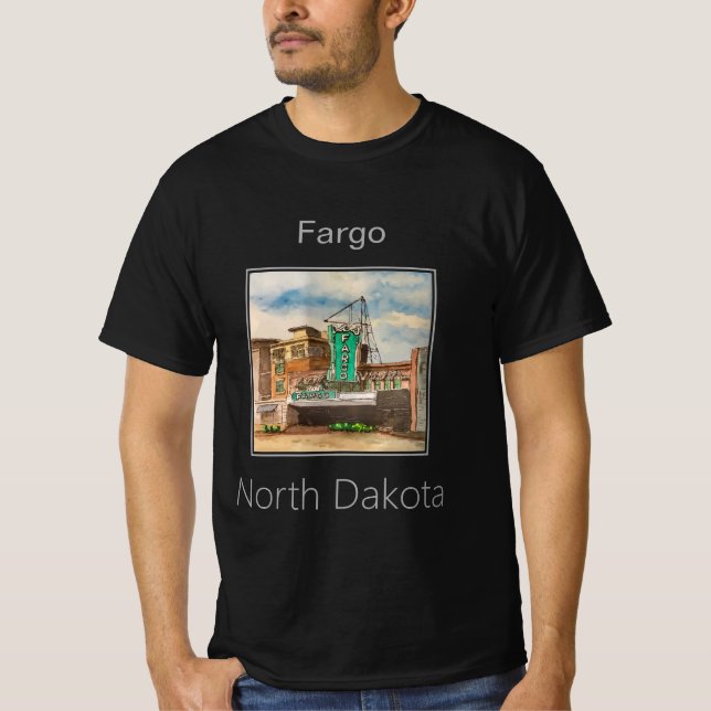 Camiseta Fargo Theater, Fargo, Dakota do Norte (Frente)