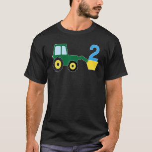 Camiseta Farinha de Festa de aniversário de Trator de Fazen