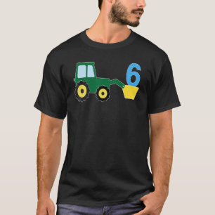 Camiseta Farinha de Festa de aniversário de Trator de Fazen